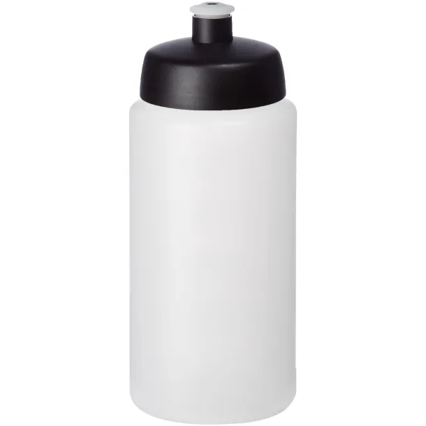 Baseline® Plus grip 500 ml sports lid sport bottle - Unbranded White Solid black