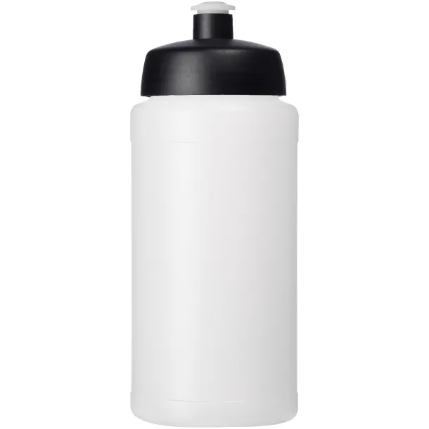 Baseline® Plus grip 500 ml sports lid sport bottle - Unbranded White Solid black