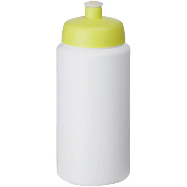 Baseline® Plus grip 500 ml sports lid sport bottle - Unbranded White Lime