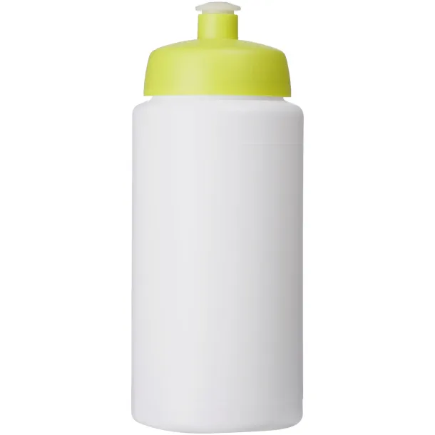 Baseline® Plus grip 500 ml sports lid sport bottle - Unbranded White Lime