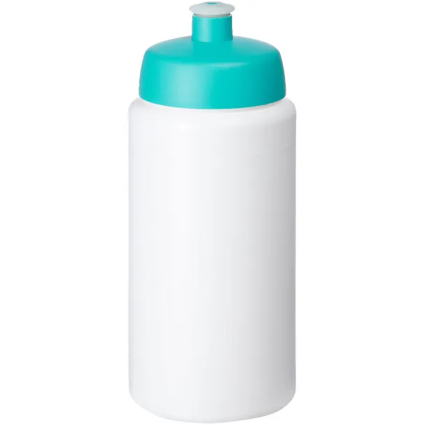 Baseline® Plus grip 500 ml sports lid sport bottle - Unbranded White Aqua