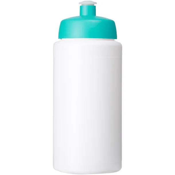 Baseline® Plus grip 500 ml sports lid sport bottle - Unbranded White Aqua