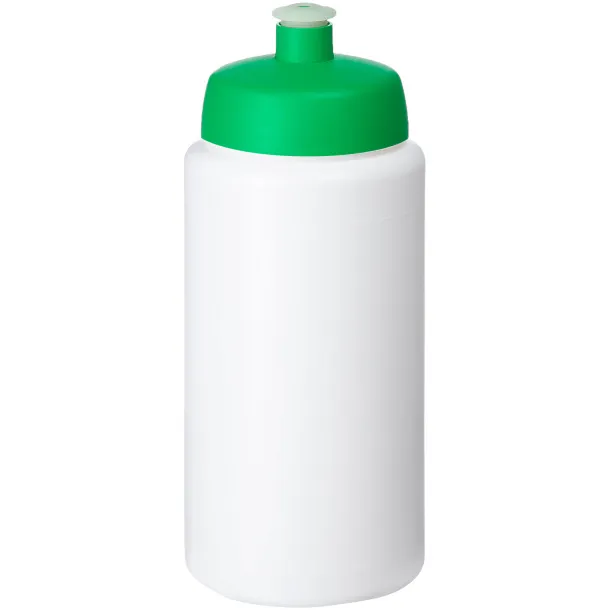 Baseline® Plus grip 500 ml sports lid sport bottle - Unbranded White Green