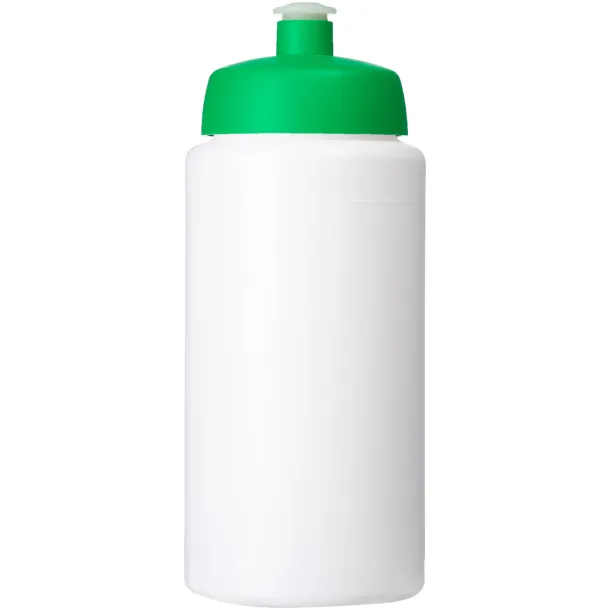 Baseline® Plus grip 500 ml sports lid sport bottle - Unbranded White Green