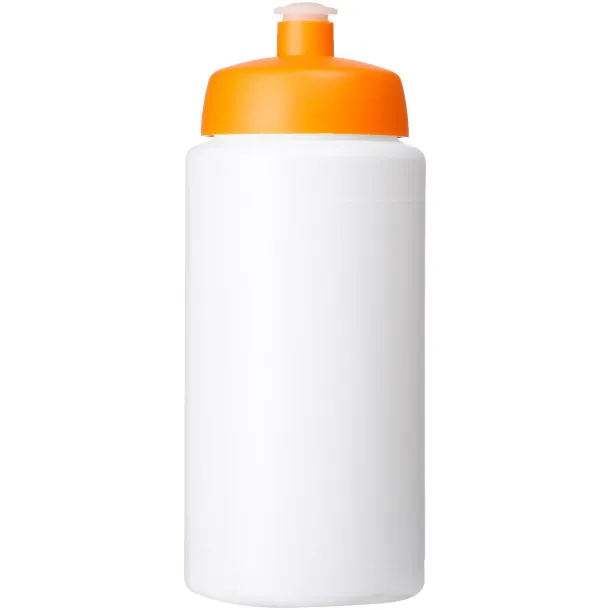 Baseline® Plus grip 500 ml sports lid sport bottle - Unbranded White Orange