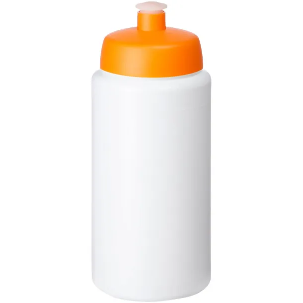 Baseline® Plus grip 500 ml sports lid sport bottle - Unbranded White Orange