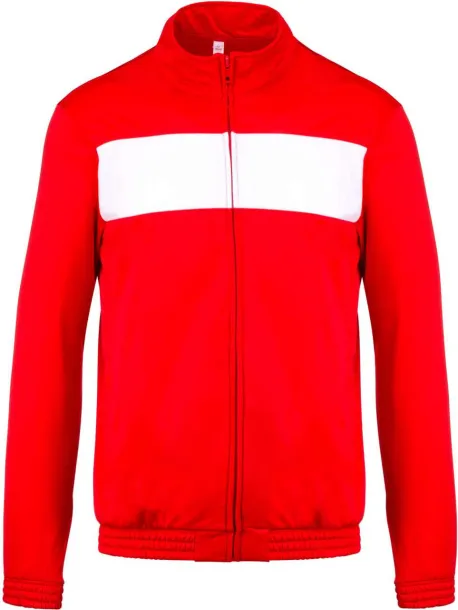  ADULT TRACKSUIT TOP - Proact Sporty Red White