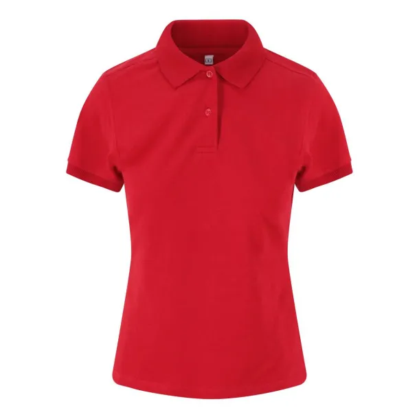  Ženska polo majica - kratki rukavi, 200 g/m2 - Just Polos Crvena