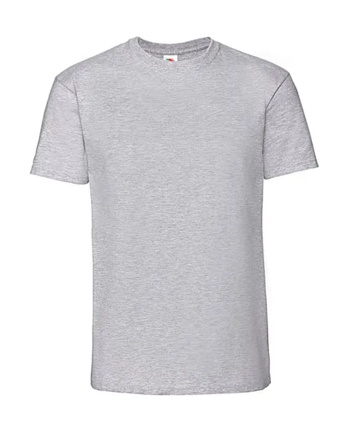  Kratka majica od prstenastog pamuka, 195 g/m² - Fruit of the Loom Heather Grey