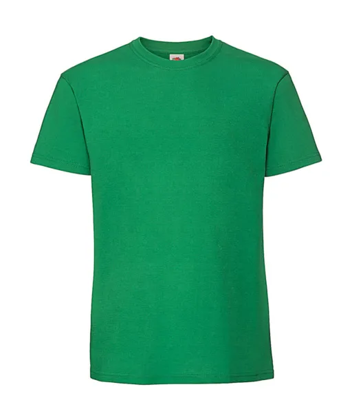  Kratka majica od prstenastog pamuka, 195 g/m² - Fruit of the Loom Kelly zelena