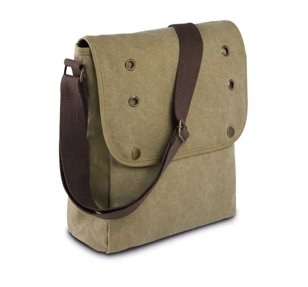  CANVAS SHOULDER BAG - Kimood Vintage Khaki