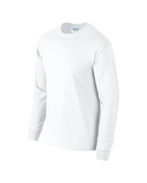  ULTRA COTTON™ ADULT LONG SLEEVE T-SHIRT - Gildan White