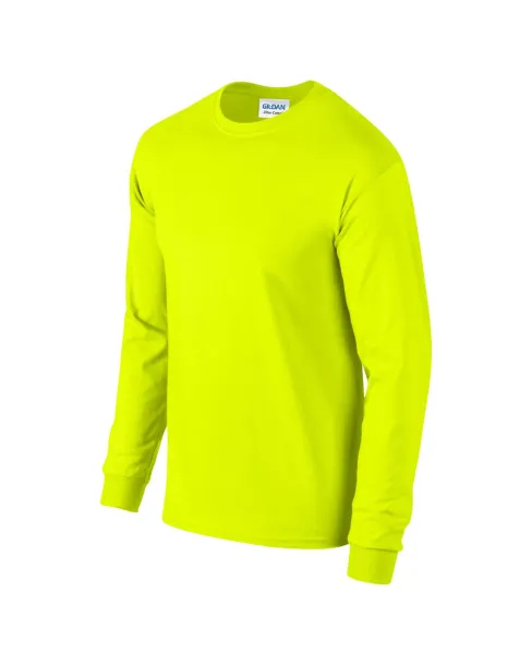  ULTRA COTTON™ ADULT LONG SLEEVE T-SHIRT - Gildan Safety Green