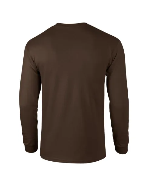  Ultrapamučna majica dugih rukava, 203 g/m² - Gildan Dark Chocolate