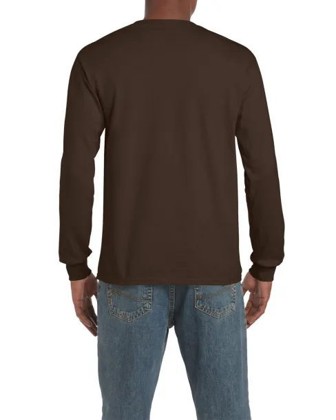  ULTRA COTTON™ ADULT LONG SLEEVE T-SHIRT - Gildan Dark Chocolate