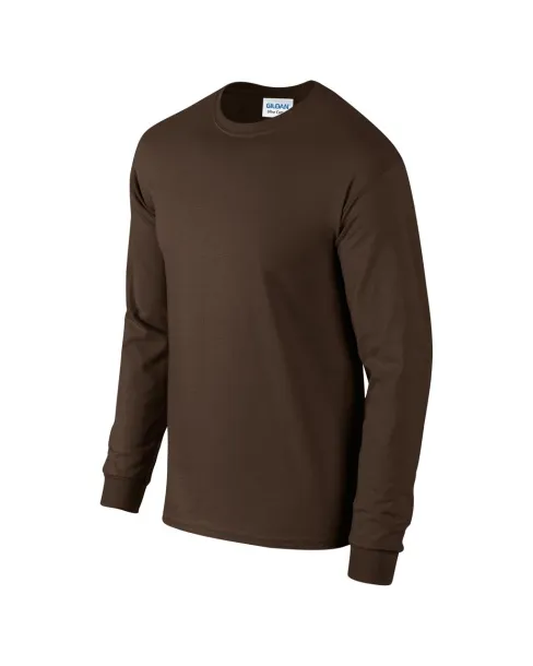  ULTRA COTTON™ ADULT LONG SLEEVE T-SHIRT - Gildan Dark Chocolate