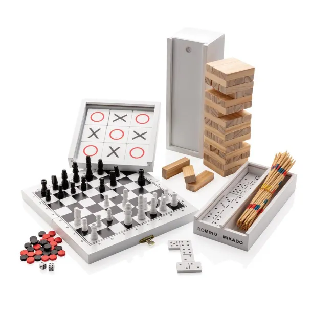  FSC® Deluxe 3-in-1 boardgame in box - XD Collection White 