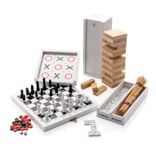  FSC® Deluxe 3-in-1 boardgame in box - XD Collection White 