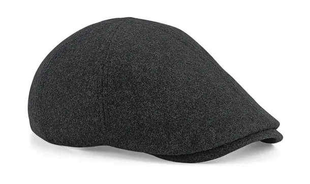  Melton Wool Ivy Cap - Beechfield Charcoal Marl