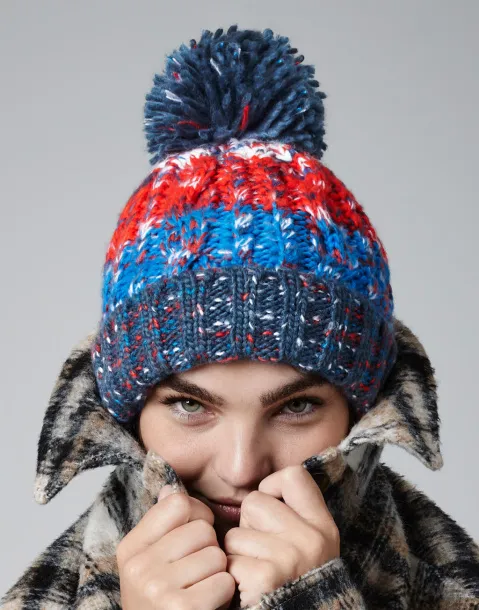  Corkscrew Pom Pom Beanie - Beechfield