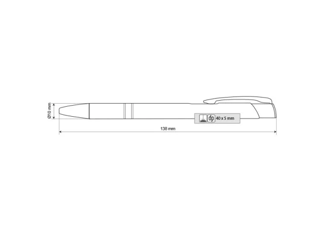 OGGI SOFT metal ball pen Kiwi