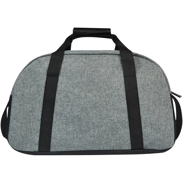 Reclaim GRS recycled two-tone sport duffel bag 21L - Bullet Solid black Heather grey