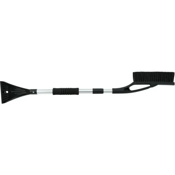  Strugač za led s četkom i teleskopskom drškom (maks. 100 cm) Crna