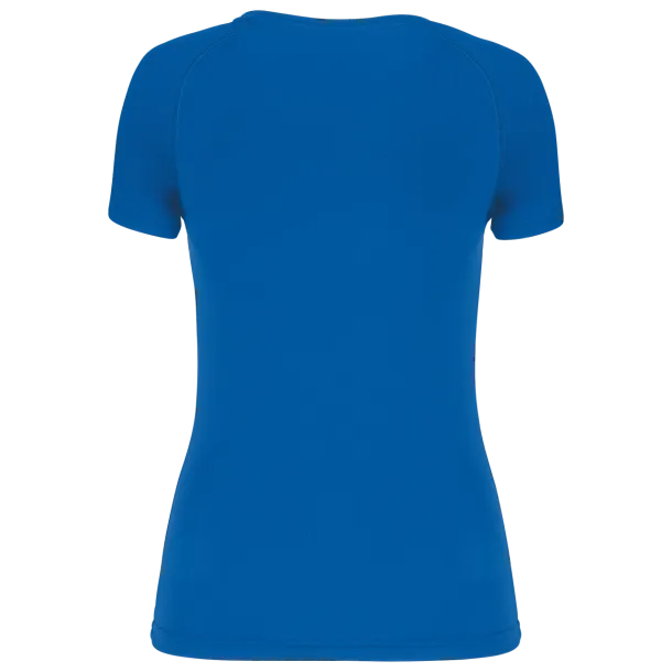  LADIES’ V-NECK SHORT SLEEVE SPORTS T-SHIRT - Proact Aqua Blue