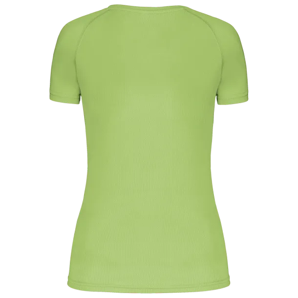  LADIES’ V-NECK SHORT SLEEVE SPORTS T-SHIRT - Proact Lime