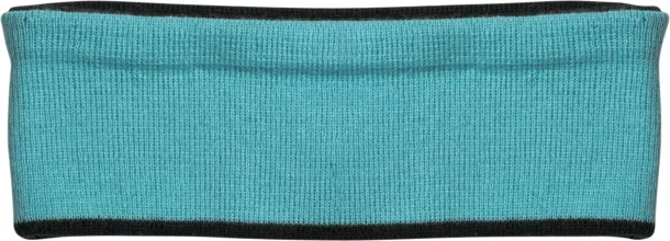  REVERSIBLE KNITTED HEADBAND - K-UP Navy Lagoon