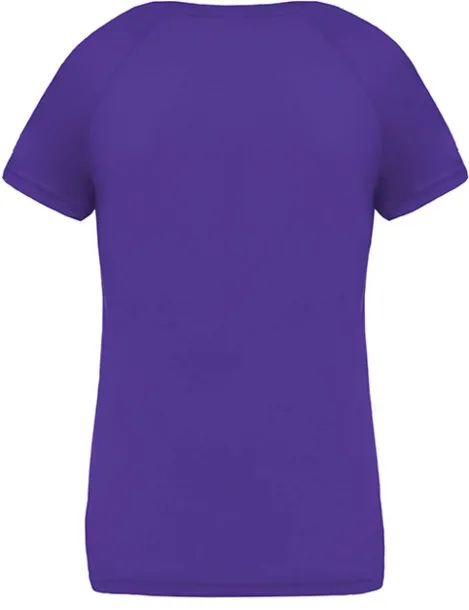  LADIES’ V-NECK SHORT SLEEVE SPORTS T-SHIRT - Proact Violet