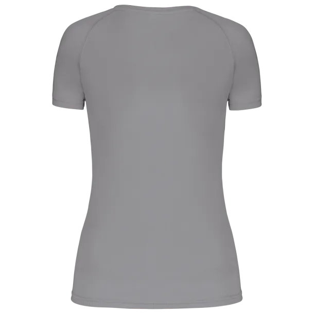  LADIES’ V-NECK SHORT SLEEVE SPORTS T-SHIRT - Proact Fine Grey