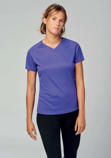  LADIES’ V-NECK SHORT SLEEVE SPORTS T-SHIRT - Proact Kelly zelena