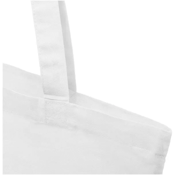 Carolina 100 g/m² cotton tote bag - Unbranded White