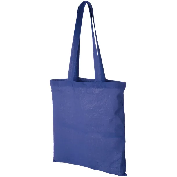 Carolina 100 g/m² cotton tote bag Royal blue