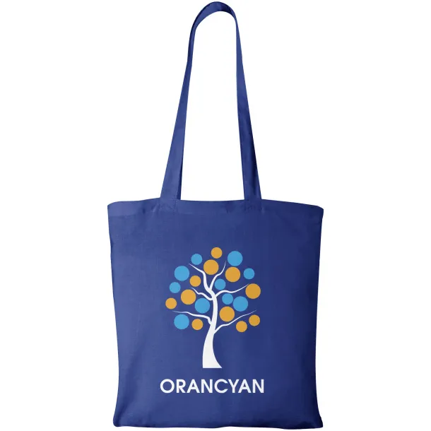 Carolina 100 g/m² cotton tote bag Royal blue