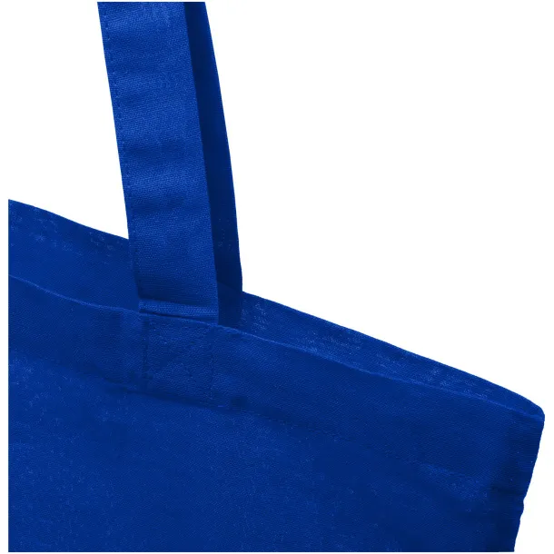 Carolina 100 g/m² cotton tote bag Royal blue