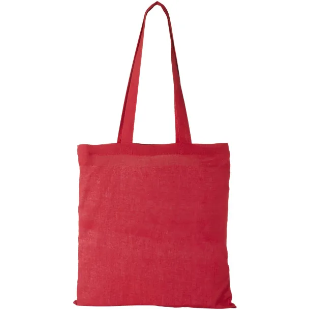 Carolina 100 g/m² cotton tote bag Red