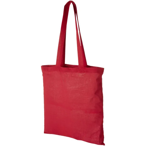 Carolina 100 g/m² cotton tote bag Red