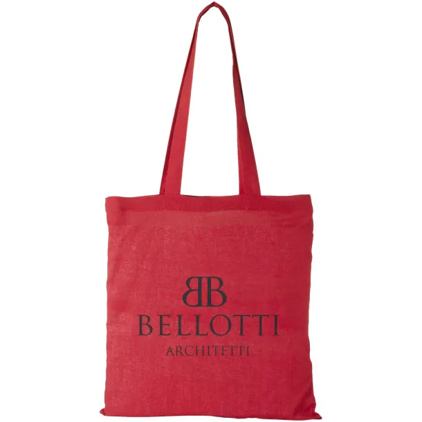 Carolina 100 g/m² cotton tote bag Red