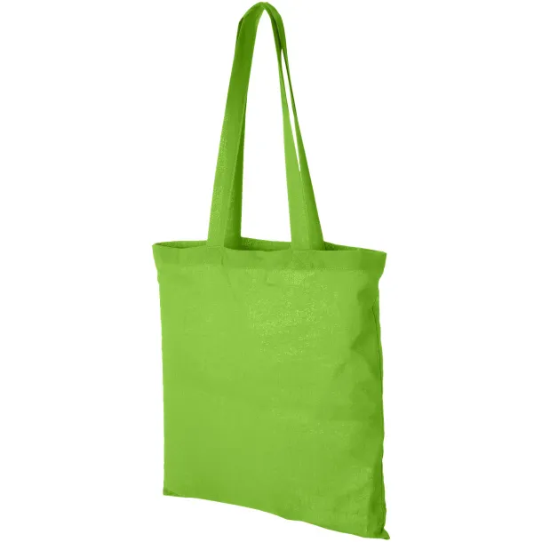 Carolina 100 g/m² cotton tote bag Lime