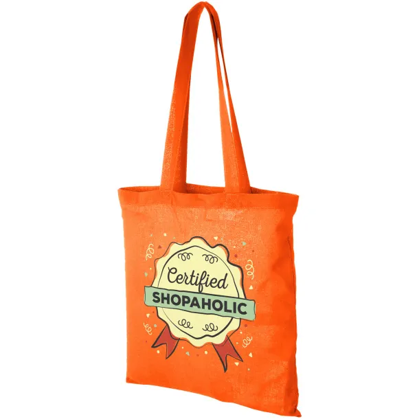 Carolina 100 g/m² cotton tote bag Orange