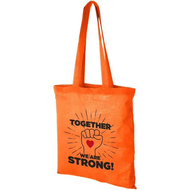 Carolina 100 g/m² cotton tote bag Orange