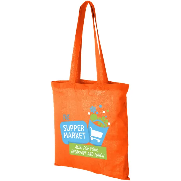 Carolina 100 g/m² cotton tote bag Orange