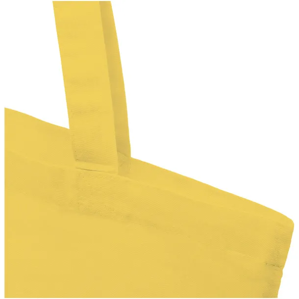 Carolina 100 g/m² cotton tote bag - Unbranded Yellow