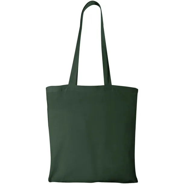 Carolina 100 g/m² cotton tote bag Šumski zelena