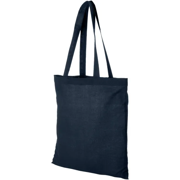 Carolina 100 g/m² cotton tote bag Navy Blue