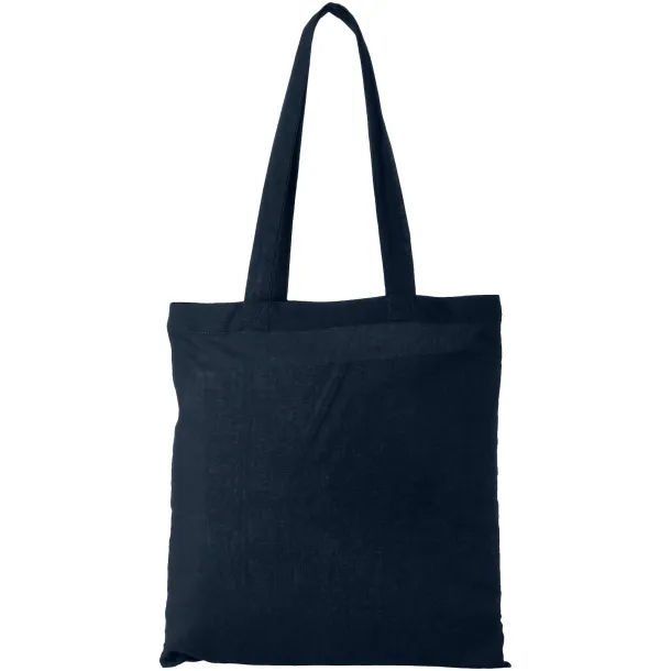 Carolina 100 g/m² cotton tote bag Navy Blue