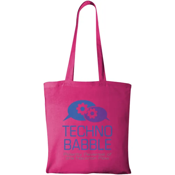 Carolina 100 g/m² cotton tote bag Magenta