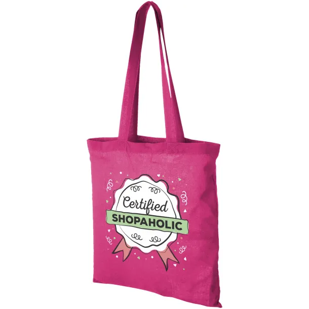 Carolina 100 g/m² cotton tote bag Magenta